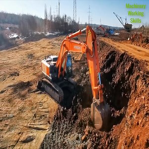 HITACHI ZX400 | Machinery Working Skills | Facebook