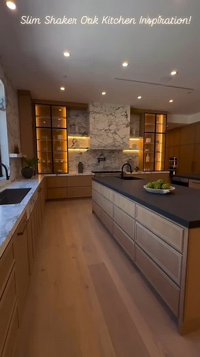 🔥Dreaming in Slim Shaker Oak🔥 #remodelyourkitchen #kitchendesigner #slimshaker #inspireddesigner #cabinetdesigner #idaho | Wisewood Cabinets