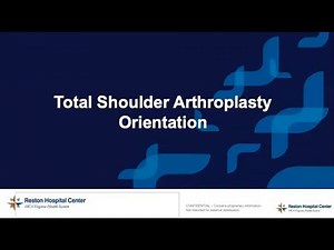 Shoulder Replacement Orientation