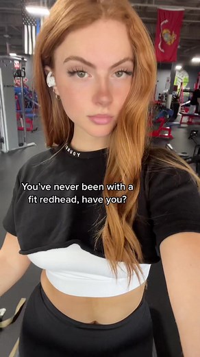 Fit Redhead TikTok Girl - Gym Dancing Bear