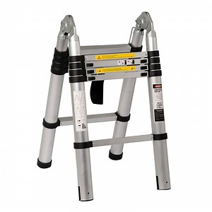 [Hot Item] 3.2m Aluminium Telescopic Step Ladder with Steel Hinge