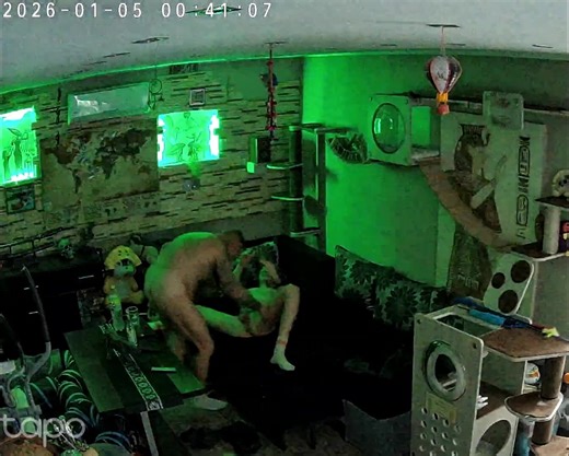 Two muscular men caught having sex on ip camera - video 3