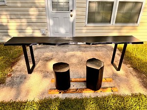Black Stump Tables/stools - Etsy