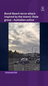 Australian police say the shooting that killed 15 people at a Hanukkah celebration on Bondi Beach was inspired by the Islamic State group. They’re investigating a trip to the Philippines that the alleged gunmen took last month. Dashcam footage has also now emerged, which shows a couple killed in the shooting trying to stop one of the attackers. And an asylum seeker is reported to have tried to intervene but was shot at by police. #BondiBeach #Australia #C4News #Channel4News | Channel 4 News