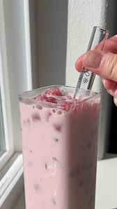 116K views · 1.3K reactions | Strawberry Jasmine Milk Tea w/ Heart Ice  #boba #bubbletea #homecafe | Feed Meimei | Facebook
