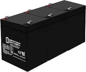 Mighty Max Battery 12V 5AH SLA Replacement Battery for Razor Crazy Cart - 3 Pack