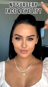 Quick Face & Eye lift, no surgery just makeup 😉 | Christen Dominique