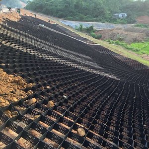 [Hot Item] Geomax Geocell for Road Construction, Slope Protection, Soil Retention, Retaining Walls, Channel Protection