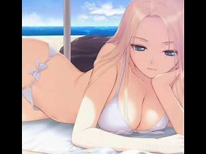 sexy anime girls in bikini with big boobs