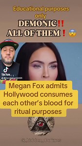 1.9K views · 95 reactions | Megan Fox admits Hollywood consumes each other Blood for Ritual Purposes #meganfox #meganfoxmgk #ritual #fypシ゚viralシfypシ゚viralシalシ #fypシviralシ2025 | French Dose | Facebook