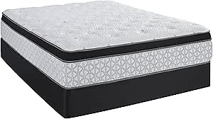 Restonic ComfortCare Select Laurel Euro Top Mattress, Queen, Black