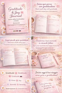 Daily Gratitude and Joy Journal for Mindful Reflection and Positive Growth - Etsy