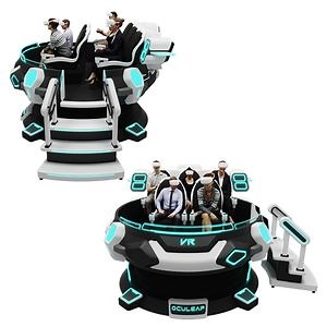 [Hot Item] UFO Arcade Game Motion Platform 6 Seats 6D Vr Roller Coaster Simulator