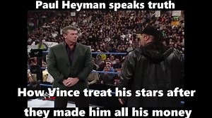 Paul Heyman shoots on Vince McMahon | Professional Wrestling Advertisement | Facebook