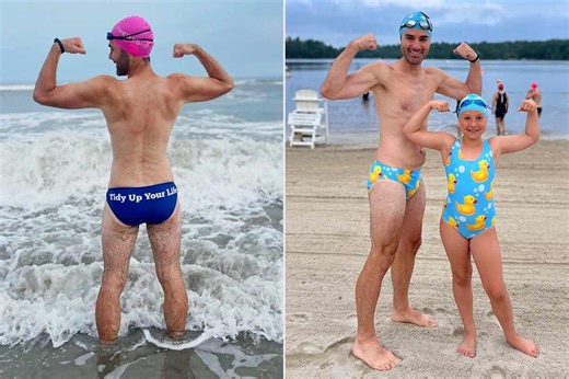 Dad Who Unapologetically Wears Speedos Shares How It's Taught His Daughters About Body Positivity (Exclusive)