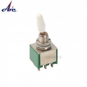 [Hot Item] on/on 2 Position Dpdt Double Pole Auto Boat Mini 6 Pin Toggle Switch with Rainproof Cover