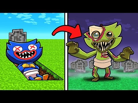Zombie HUGGY WUGGY Transformation! (Minecraft)