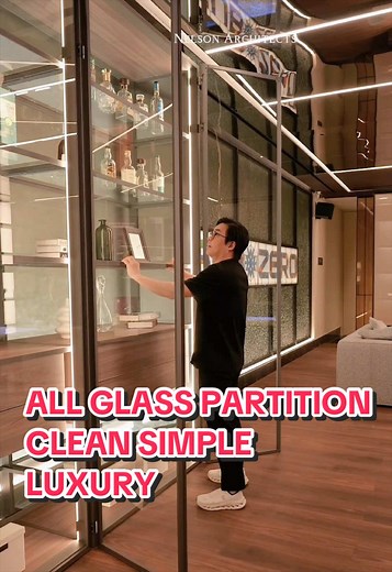 Partisi Kaca All-Glass untuk Ruangan Luxury: Clean Simple Luxury