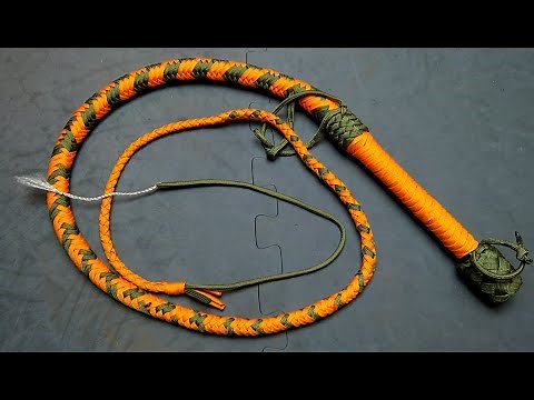 Diy Paracord Bullwhip, Crack That Whip