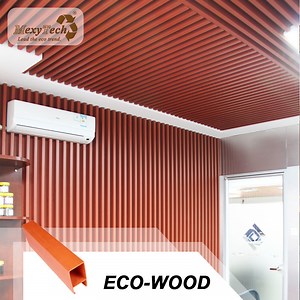 [Hot Item] Cheap Like-Wood Sound Absorption Fireproof PVC Ceiling Board