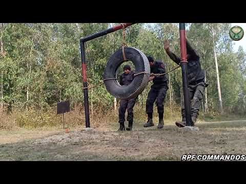 Battle Obstacle Course (BOC) Training of RPF Commando.