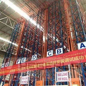 [Hot Item] Industrial Warehouse Storage Rack Asrs Racking System