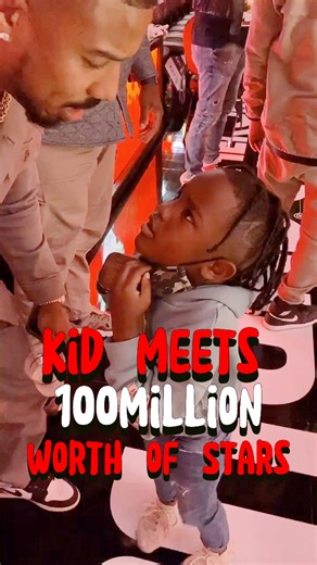 440K views · 10K reactions | Kid meets 100 Million Dollar plus worth of stars in on night #okden #michaelbjordan #christucker #jermainedupri #bobbyportis #kashmania #atlanta #reels #celebrity #foryou | Kash Mania | Facebook