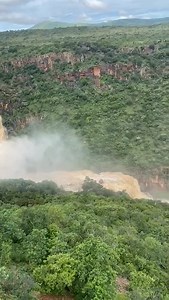 Waterval on Kudu private nature reserve flowing like a BOM ⛈️⛈️⛈️ #TheWeatherHooligan | The Weather Hooligan