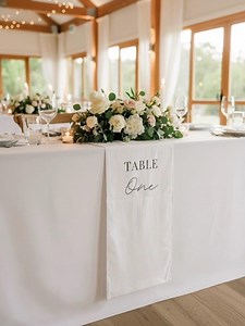 Custom Linen Table Number Signs | Fabric Table Numbers | Linen Table Number Banners | Wedding Table Numbers | Wedding | Fabric Signs - Etsy Australia