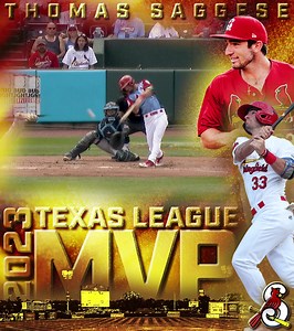 5.9K views · 231 reactions | Huge congrats to Thomas Saggese, the 5th player in team history to win the Texas League MVP Award! With one of the best offensive seasons in all of Minor League Baseball, Saggese is the 2nd-straight Springfield Cardinal to win Texas League MVP and 3rd in the last 4 seasons! Full Story - https://atmilb.com/48of4it | Springfield Cardinals | Facebook