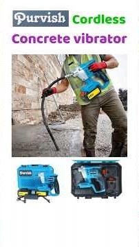 Cordless concrete vibrator