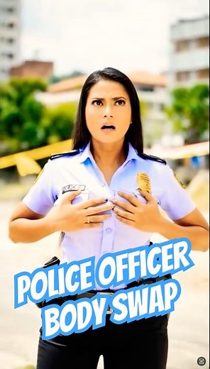 Gender Transformation - Male Police Officer to Female AI VIDEO #MTF #hailuoai