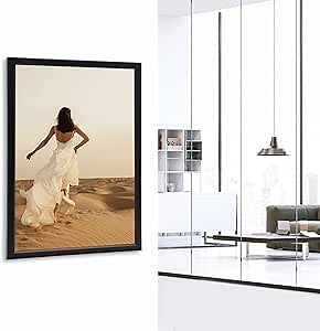 10W LED Backlit Movie Poster Frame - 18" x 24" Wall Mount Light Box with Aluminum Alloy Design, Perfect for Home Theater Decoration and Advertising Display
