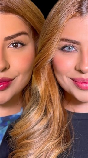 Testando a lente da @manviklentes Gogh N cinza no meu olho super escuro 😍🩵 o que vocês acharam??!🩵 | Natália Meireles