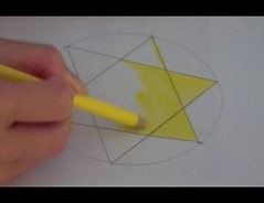 Stern malen - Anleitung