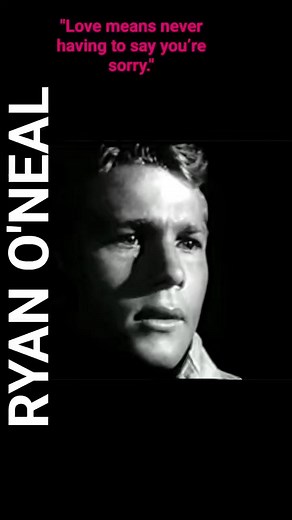 ICONIC AMERICAN ACTOR RYAN O'NEAL DEAD AT 82 "Love means never having to say you’re sorry." Catapulted to fame with the film phenomenon LOVE STORY, co-starring with ALI MCGRAW, one of the handsome stars leading men in American film, RYAN O'NEAL died earlier today. His son Patrick, shared with the world, "So this is the toughest thing I’ve ever had to say but here we go. My dad passed away peacefully today, with his loving team by his side supporting him and loving him as he would us." Cause of d