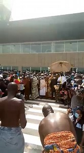 28K views · 1.2K reactions | Special prayers were said to the gods. Letting them know something remarkable has happened on the soil of Volta as Ho Airport received its first Commercial Air Plane courtesy Africa World Airlines #Volta #Voltaregion #VoltaTourism Note:Amateur Video | EWE24 TV | Facebook