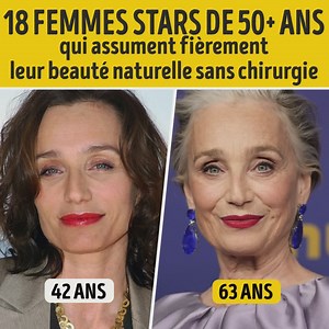 101K views · 448 reactions | 18 Femmes stars de plus de 50 ans qui assument fièrement leur beauté naturelle sans chirurgie | Sympa | Facebook