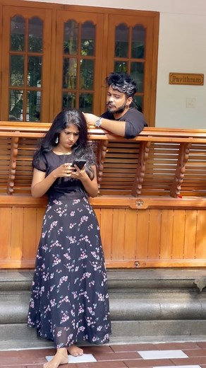 Jithuszz on Instagram: "Muthamma🖤😘 @_kalyani333_ @nusa_san"