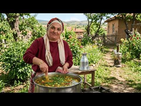 Traditional Black Cabbage Soup & Semolina Halva | Granny’s Kitchen #5