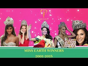 MISS EARTH WINNERS 2001-2018