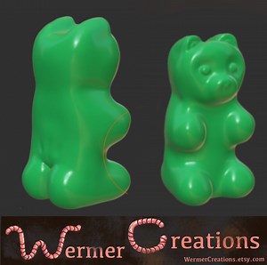 Buy Booty Gummy Bear 3D File - STL Download - Wermer Creations Online in India - Etsy