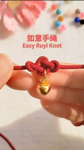 16K views · 193 reactions | How to Tie a Ruyi Knot Bracelet, Easy and Meaningful. 如意结手绳编法教程, 寓意吉祥顺心，新手也能轻松学会. #fyp #crafting #编绳 #教程 | Zheng A Fei | Facebook