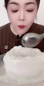 15K views · 1K reactions | Soft ice bowl eating 北 & freezer ice...