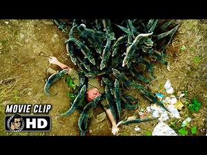 Baby Crocodiles Attack Scene | LAKE PLACID VS. ANACONDA (2015) Movie CLIP HD
