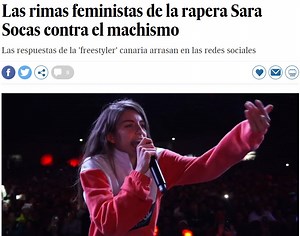 Cuando vienes de los países sudeikers y te pones a rapear machistadas normales en tu tierra sin saber "dónde tas metío"