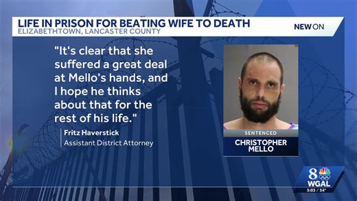 Lancaster County man will spend life in prison after beating his wife to death, says DA