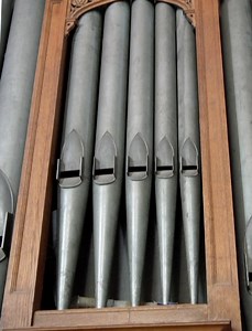 Beaulieu 120114 Village Church Organ Pipes