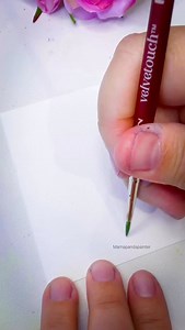 25K views · 2.3K reactions | Turn blobs into tulips using watercolor殺...