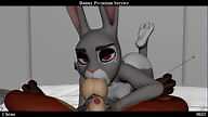 animated, Chrno3D, Judy_Hopps, Nick_Wilde, Zootopia